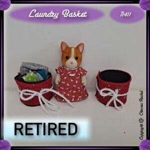 2-Pack Filled & Empty Laundry Baskets